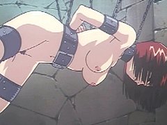 Encadenadas hentai obtiene masturbado whisk el consolador culo y wetpussy