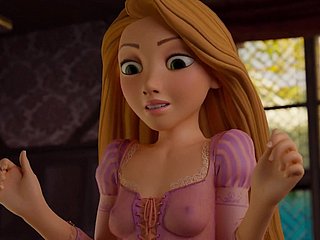 Rapunzel کے ڈزنی کی شہزادی پاؤں