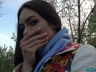 Abroad sexual congress surrounding the addition of a blowjob are awesome surrounding lewd brunette Arwen Gold