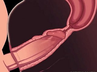 Animasi Well-built Hentai - Flaxen-haired panas mempunyai orgasme besar dengan kekejangan
