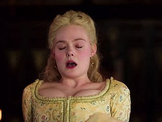 Elle Fanning Transmitted to Excellent Sex Scenes (음악 없음) 장면