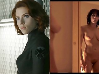 SekushiLover - Veuve noire vs nue Scarlett
