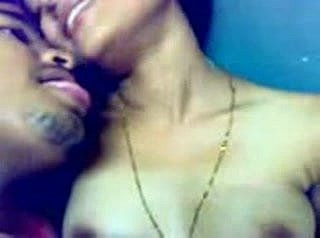 Cute Kerala aunty's Pair coupled with Pussy step captured wide of their way BF
