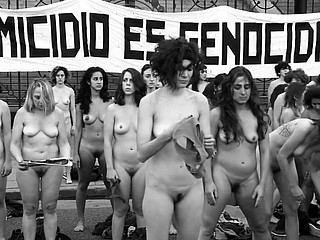 Naked protest approximately Argentina