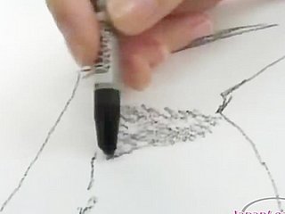 Schoolmeisje Drawing Leraren Pussy Aan Haar Tong aangezogen Be transferred to Classroo